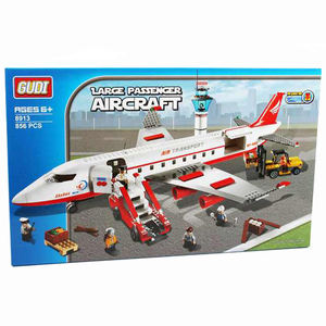 인기있는 ABS 856 pcs DIY 플라스틱 공항 빌딩 벽돌 장난감 교육 블록 - Product Image 5