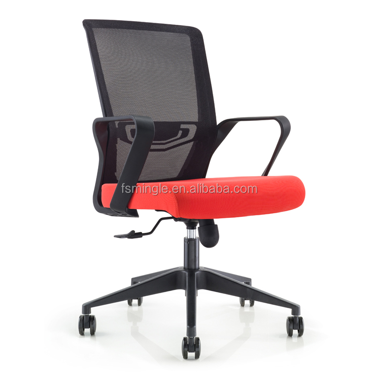 Высокое качество Красочные Полный сетки ткань офис поворотный стул