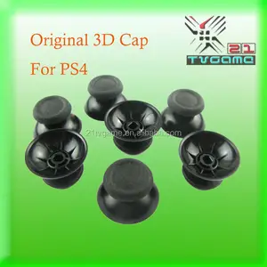 Asli Jamur Thumbsticks Analog Penggantian Plastik 3D Joystick Tongkat Cap cover untuk PS4 Controller cap