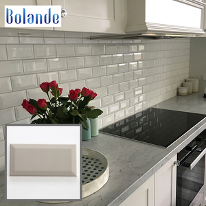 Thiết Kế Hiện Đại Ánh Sáng Màu Xám Matt Hoàn Thành Mosaic Tường Vát Sứ Gạch Tàu Điện Ngầm Gạch - Product Image 2