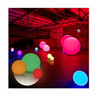 Ballon géant gonflable lumineux LED en forme de visage souriant pour la décoration de fête