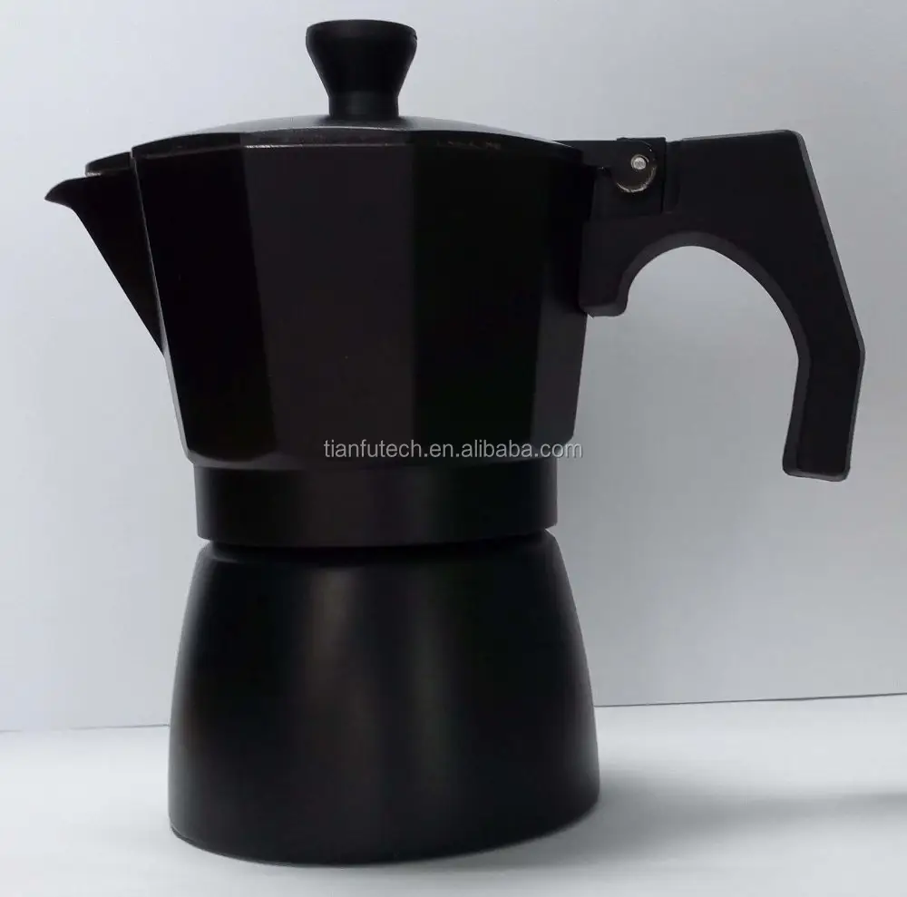 6 Cup Hoge Kwaliteit Custom Rvs Espresso Italië Koffiezetapparaat Kachel Moka Pot