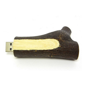 แฟลชไดรฟ์ไม้รูปทรงกิ่งไม้ ของขวัญสุดสร้างสรรค์ USB 2.0 - Product Image 2