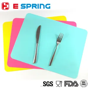 Fantaisie FDA Personnalisé Résistant À La Chaleur Anti Table À Manger Tapis Silicone Mat Repas