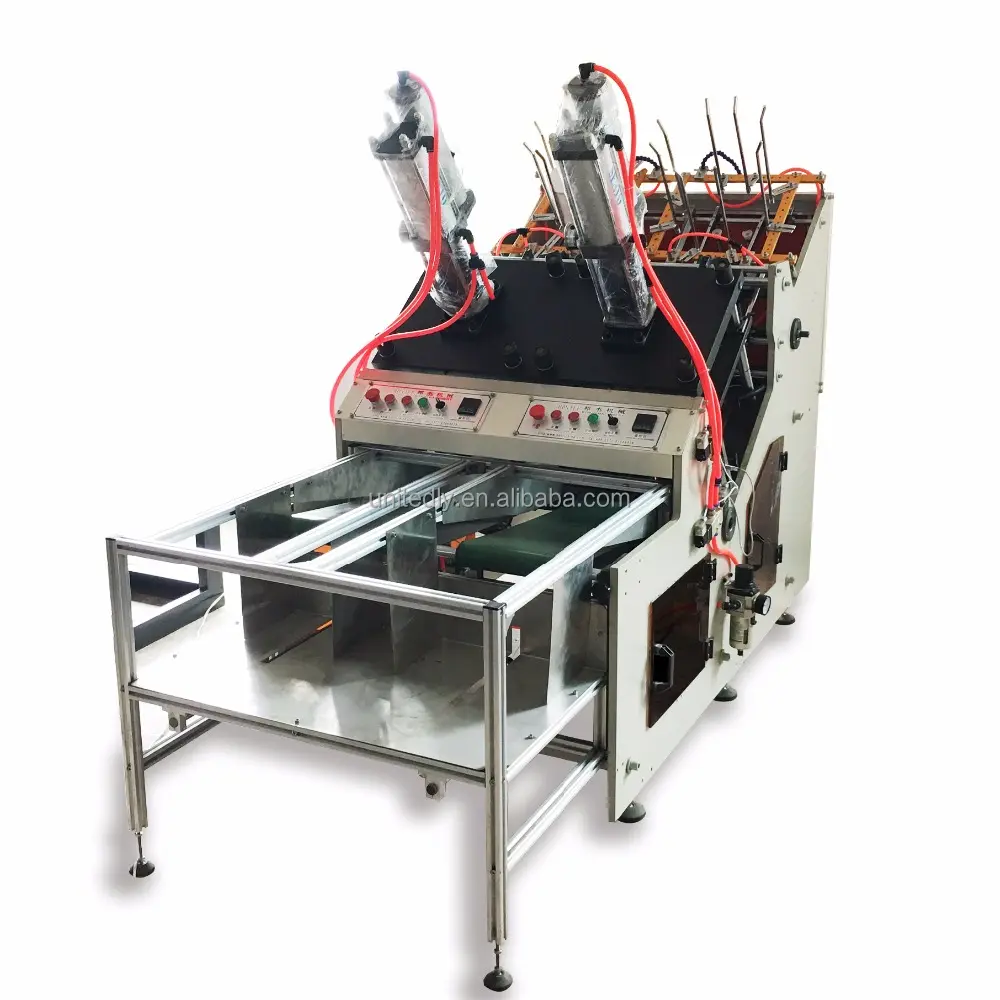 Vente d'usine en chine, Machine entièrement automatique de fabrication d'assiettes en papier jetables pour récipients alimentaires