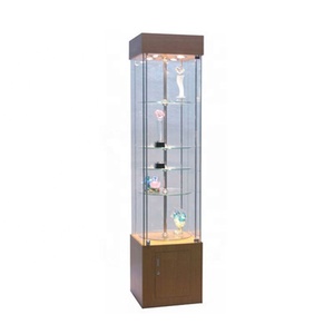 Exhibidores de Pie con Cerradura para Cajas de Donaciones de Vidrio Templado y Madera Personalizadas - Product Image 4