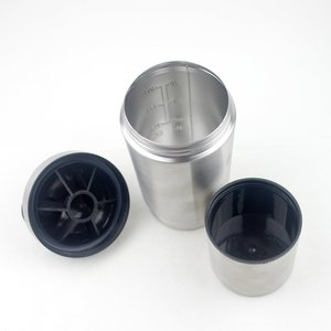 High Quality Stainless Steel <strong>Shaker</strong>,700ml + 200ml <strong>Protein</strong> <strong>Shaker</strong> Cup - Product Image 4