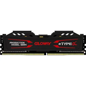 Memori RAM Gloway-DDR4, 8GB, 2666MHz, Desktop, Perangkat Keras Komputer, Putih dan Hitam, 8GB