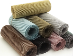 Kim Loại Lấp Lánh Sequin Vải Sửa Chữa Nóng Kim Loại Đính Cườm Lưới Tấm Nhôm Chuỗi Thư Vải Cho Rèm Cửa - Product Image 6