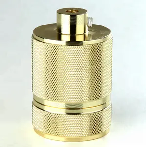Винтажный держатель лампы E26/E27 золотого/медного цвета