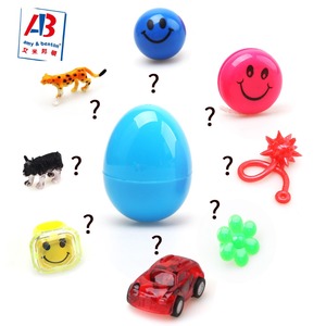 Satılık ucuz plastik oyuncak renkli dolu paskalya yumurtaları - Product Image 1