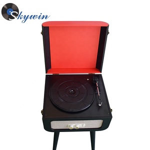 Usb Sd Bleu dent Disque <span class=keywords><strong>Vinyle</strong></span> Tourne-Disque Avec Trois Vitesses - Product Image 5