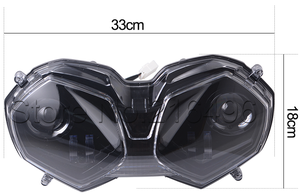 Phare de <span class=keywords><strong>moto</strong></span> YongJin LED avec phare de remplacement Angel Eyes pour <span class=keywords><strong>moto</strong></span> Triumph tiger 800 - Product Image 5