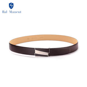 Boucle Américain Fait En Cuir <span class=keywords><strong>Ceintures</strong></span> Pour Hommes En Cuir Noir Et Brun, <span class=keywords><strong>Ceintures</strong></span> Pour Hommes <span class=keywords><strong>Sans</strong></span> Boucle - Product Image 1