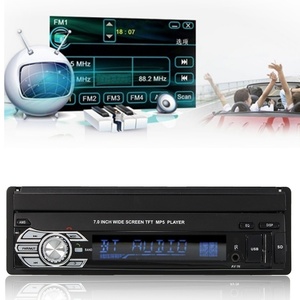 Autoradio Podofo <span class=keywords><strong>BT</strong></span> 1Din con Schermo Touch HD Retrattile da 7 Pollici, MP5, SD, FM, USB, 8 LED IR, Telecamera Posteriore - Product Image 4