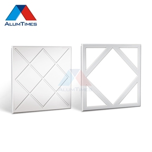 Panneau de plafond en aluminium Alumtimes à <span class=keywords><strong>clipser</strong></span>, 600x600, revêtement PVDF, pour bureau, hôpital, décoration intérieure, installation facile - Product Image 2