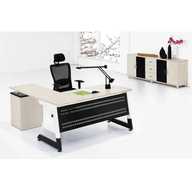 Top Grade Hot Sale Modern Computer Steel Office Furniture Desk