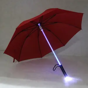 Hot Nhất LED Đèn Pin Umbrella Với Torch Đối Với Khuyến Mãi