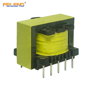 e core inductor 110v ac auto electronic ee28 vertical bobbin high frequency transformer