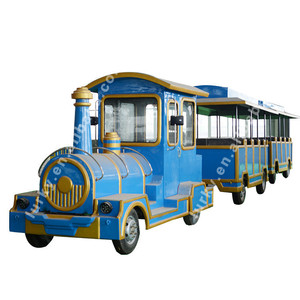 Modelo grande 42 personas eléctrico trackless tren turístico, paseos <span class=keywords><strong>turismo</strong></span> compra venta - Product Image 6