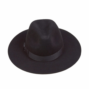 Venta al por mayor <span class=keywords><strong>Moonriver</strong></span> Fedora sombrero de fieltro de ala ancha 100% Panamá lana sombrero de invierno con logotipo personalizado para la pesca de fiesta 10 piezas en 7-15 días - Product Image 4
