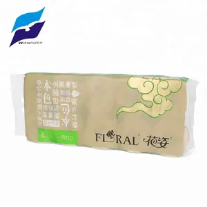 Chinois De Toilette En Bambou Papier Usine De Tissus 4-Ply Rouleau Avec Core