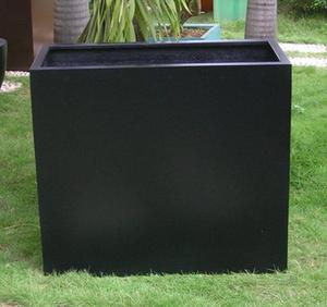 Grande Fioriera Rettangolare Nera per Giardino, Casa, Vivaio - Kit per <span class=keywords><strong>Fiori</strong></span>/Piante Verdi per Hotel e Ville Europee - Product Image 3