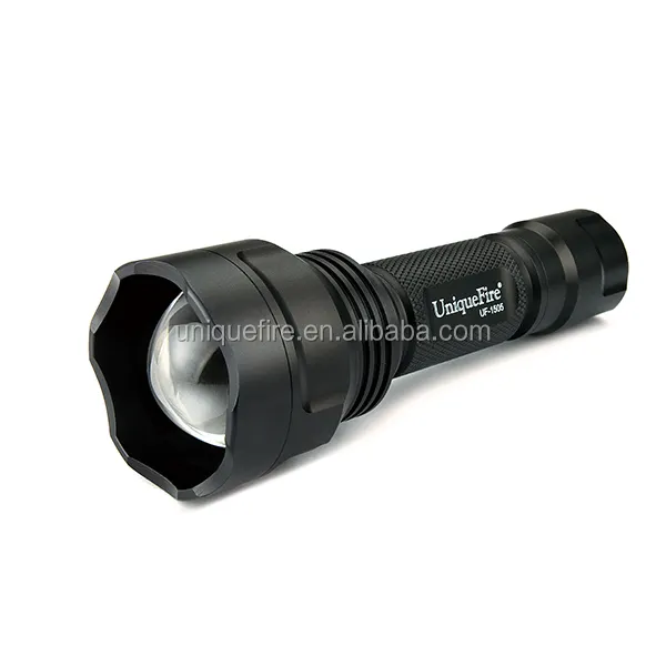 Uniquefire – lampe de poche uf-1505 à lentille de verre de 38mm, lampes de chasse à infrarouge