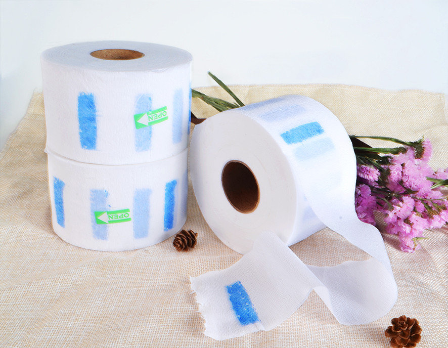 Парикмахерская бумага для шеи портативная одноразовая эластичная белая бумага для шеи рулон эластичная Экологически чистая