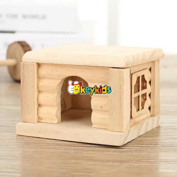 2023 wholesale cheap wooden small hamster cage luxury wooden small hamster cage best design wooden small hamster cage W06F026