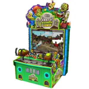 Factory Price Coin Operated Arcade Indoor Sport Amusement Zombie Land Lottery Ticket Game Machine For Sale