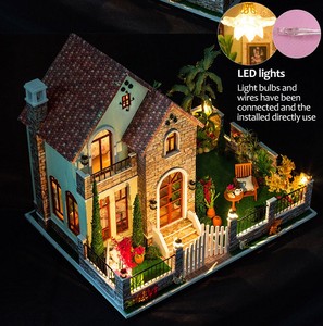 DIY juguetes nuevos <span class=keywords><strong>sylvanian</strong></span> casa construir un cuteroom muñecas casa Kit - Product Image 2