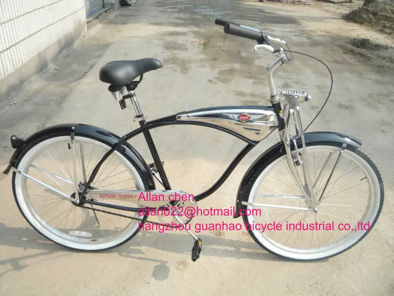 26" cheap price spring suspension fork beach bike beach cruiser bike vitange city bike bicycle