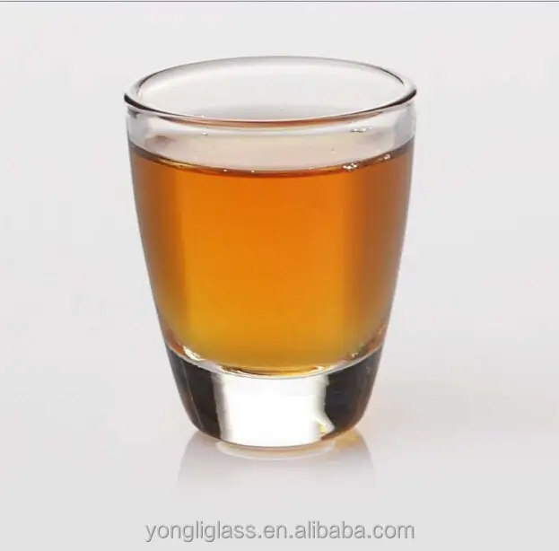 Vendita calda della fabbrica all'ingrosso 30ml 60ml clear mini tequila shot glass clear spirit wine glass whisky glass