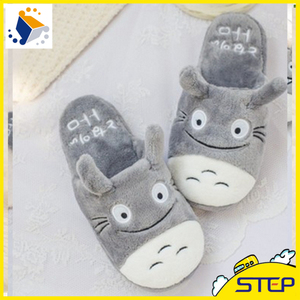Venta caliente de <span class=keywords><strong>Los</strong></span> Hombres de Oficina Deslizador Zapatos Totoro Zapatilla Zapatillas de Felpa Zapatos - Product Image 2