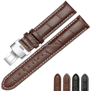 mode en acier Inoxydable boucle À La Main Véritable Otan En <span class=keywords><strong>Cuir</strong></span> Bande de Montre Vintage Style <span class=keywords><strong>Bracelet</strong></span> de Montre De Bande - Product Image 2