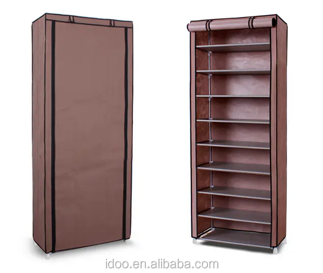 Fonte fabbrica scarpiera stoccaggio moderno in acciaio inox mobili soggiorno scarpe Stand Rack