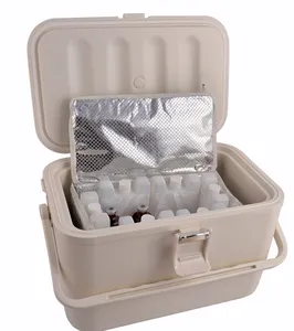 Boîte glacière médical isolé, 10 pièces, échantillon biologique, boîte médicale