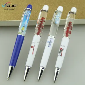 사용자 정의 모양 3D 부동 볼펜 액체 펜