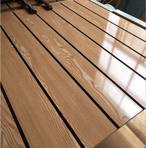 תצוגת חנות קמעונאית משמש MDF מלמין פנל slatwall - Product Image 2