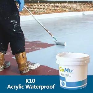 Siap untuk Menggunakan K10 Berbasis Akrilik Waterproofing untuk Atap Logam