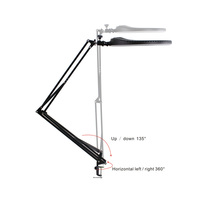 Lampe à pince pour photographie et maquillage 14 "Portable Led Ring Light avec bras Convient Led Ring Lamp Set