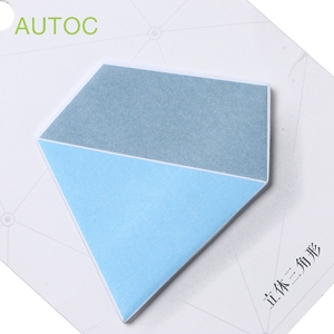 Venta caliente formas geométricas simples sticky memo pad - Product Image 3