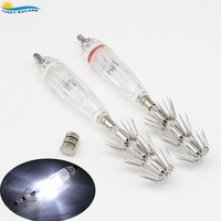 Nieuwe Garnalen Squid Knipperende Led Jig Squid Jig Haken Yamashita Inktvis Jig