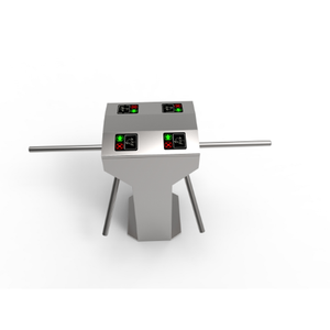 Torniquete Trípode Vertical de Media Altura para Control de Acceso, Económico, de Acero Inoxidable 304, con Aceptador de Monedas, Reconocimiento Facial y QR - Product Image 3