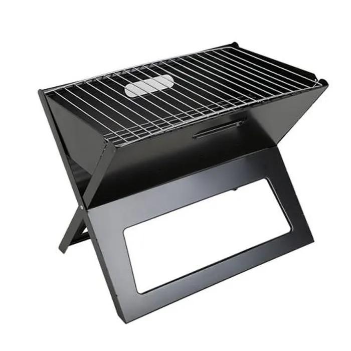 Barbecue pliable, pour charbon de bois, en forme de X, facile à transporter, nouveauté