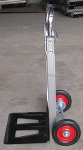 접이식 2 륜 알루미늄 라이트 플랫폼 핸드 트롤리 트럭 - Product Image 3