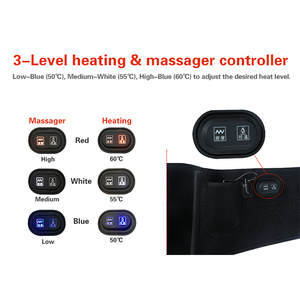 Cinto de emagrecimento com função de calor, mais novo vibrador para dor nas costas e nas costas - Product Image 3