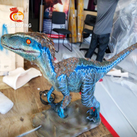 Équipement de parc à thème Jurassic Dinosaur World grandeur nature véritable dinosaure animatronique réaliste à vendre