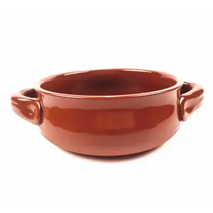 Glazed terracotta dish ceramic casseroles